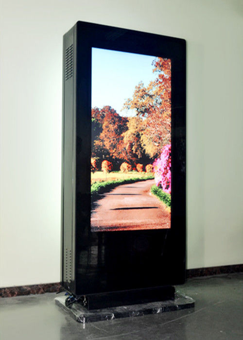 Outdoor 65 Inch 2500 cd/m2 High Brightness Double Sided LCD Digital Signage Totem